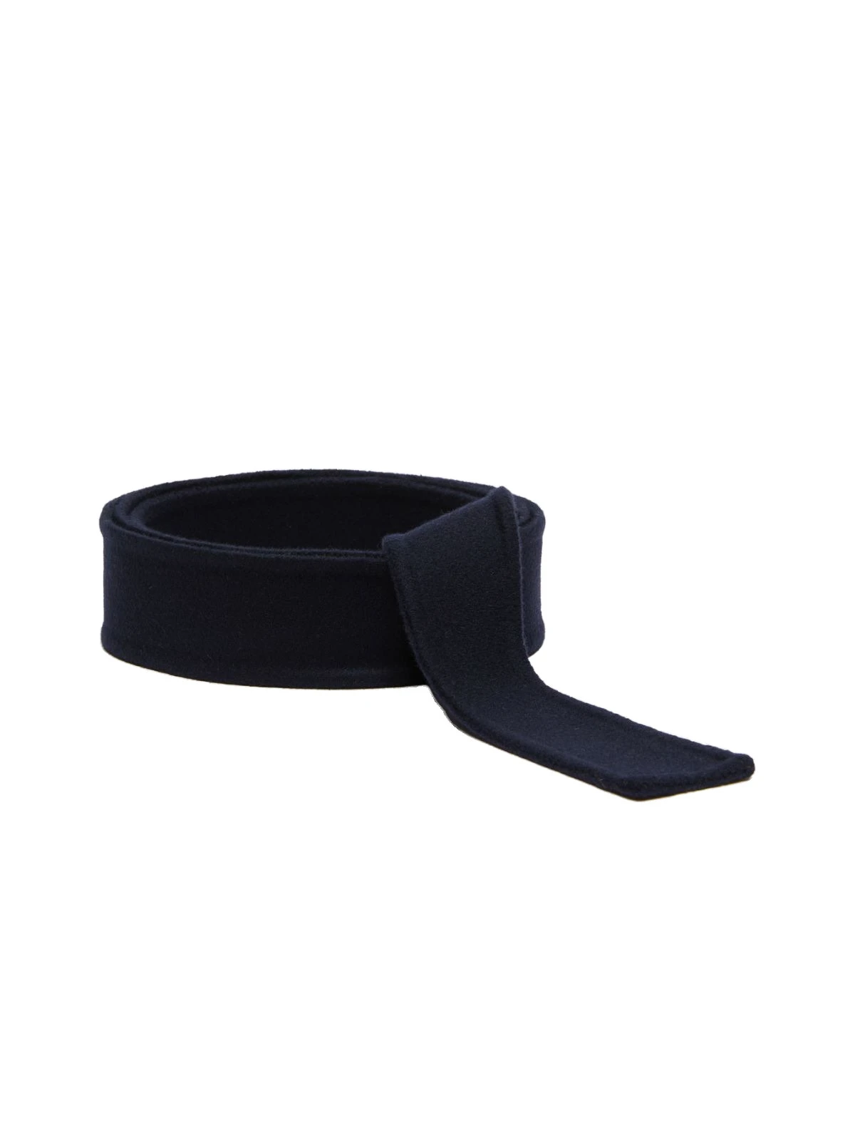 Max Mara Sun Wool Self-Tie Belt in Midnight Blue Max Mara Sun Wool Self-Tie Belt in Midnight Blue | Belts | Coveti