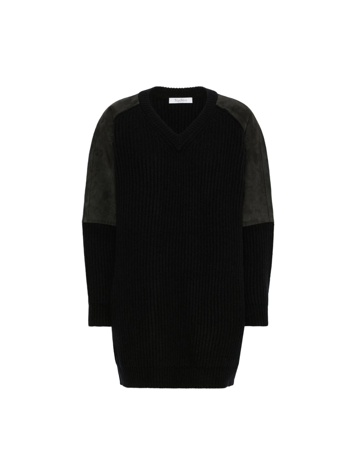 Max Mara Tacco Wool and Cashmere Jumper in Dark Grey Max Mara Tacco Wool and Cashmere Jumper in Dark Grey | Sweaters | Coveti