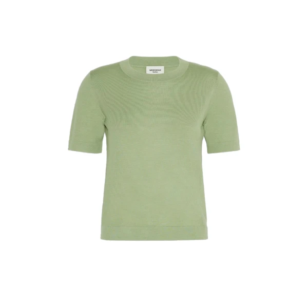 Max Mara Tapioca Wool Silk and Cashmere Jumper in Green | Sweaters | Coveti