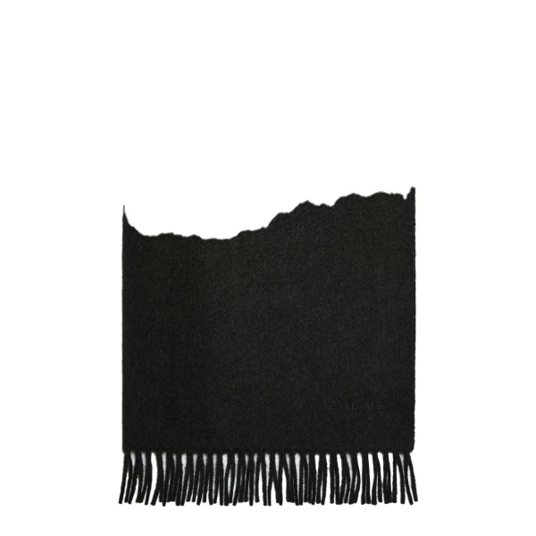 Tartan Camel Logo Stole in Black