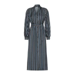 Max Mara Tauro Printed Twill Shirt Dress in Ultramarine | Shirtdress | Coveti