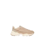 Max Mara Technical Fabric Running Shoes in Camel | Sneakers | Coveti