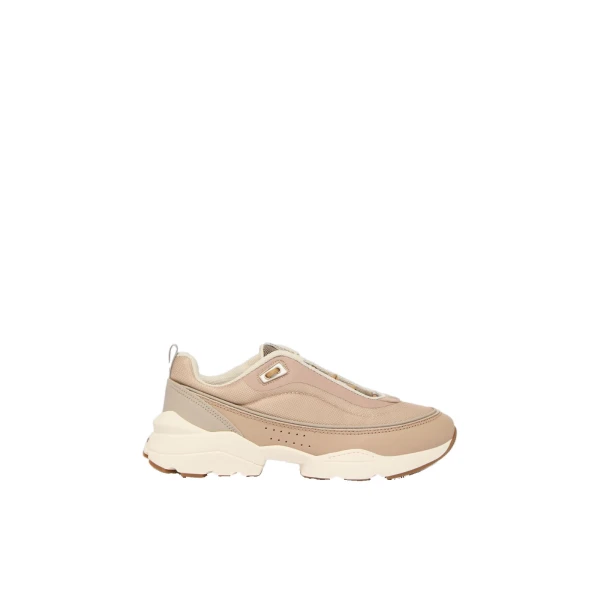 Technical Fabric Running Shoes in Camel