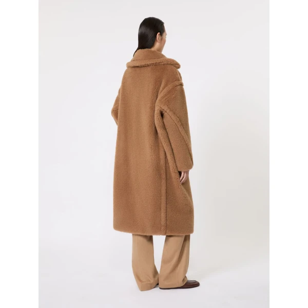 Max Mara Teddy Bear Icon Coat in Camel | Wool Coat | Coveti