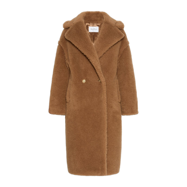 Max Mara Teddy Bear Icon Coat in Camel | Wool Coat | Coveti