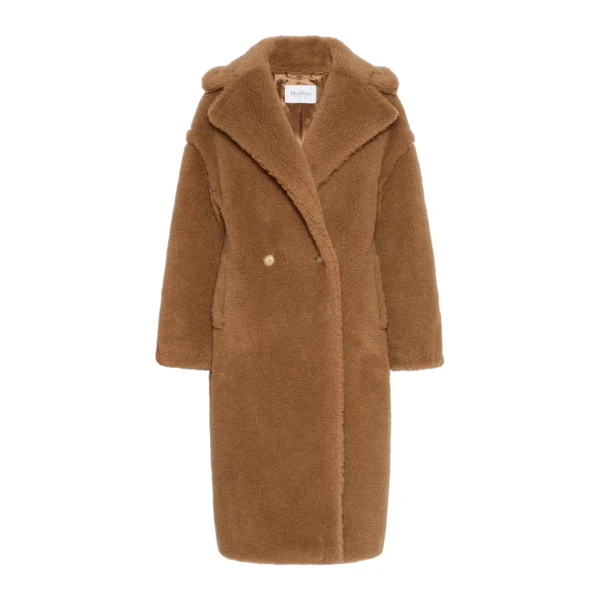 Max Mara Teddy Bear Icon Coat in Camel | Wool Coat | Coveti