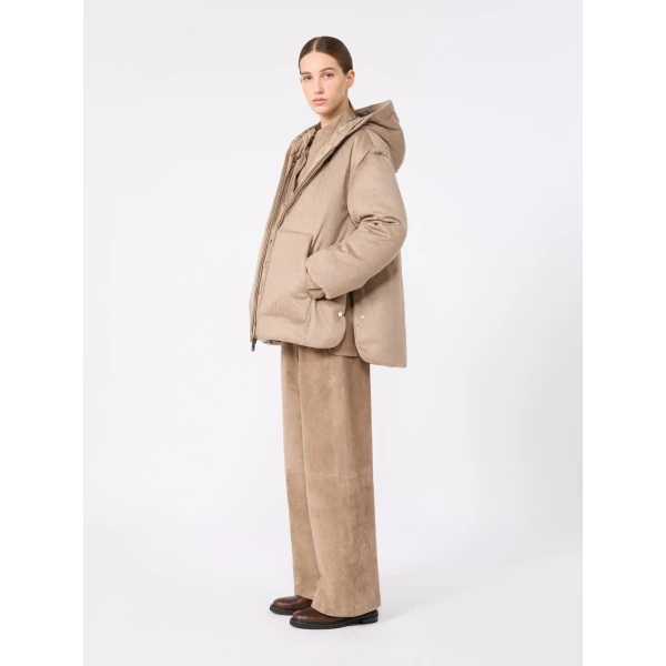 Max Mara Tempio Suede Joggers in Colonial | Sweatpants | Coveti