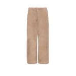 Max Mara Tempio Suede Joggers in Colonial | Sweatpants | Coveti