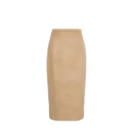 Max Mara Tenda Sable-Look Camel Pencil Skirt in Camel | Pencil Skirts | Coveti