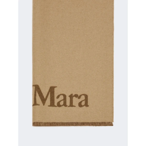 Max Mara Tenue Cashmere and Wool Stole in Camel | Scarves | Coveti