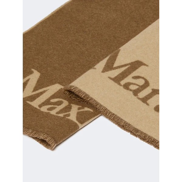 Max Mara Tenue Cashmere and Wool Stole in Camel | Scarves | Coveti