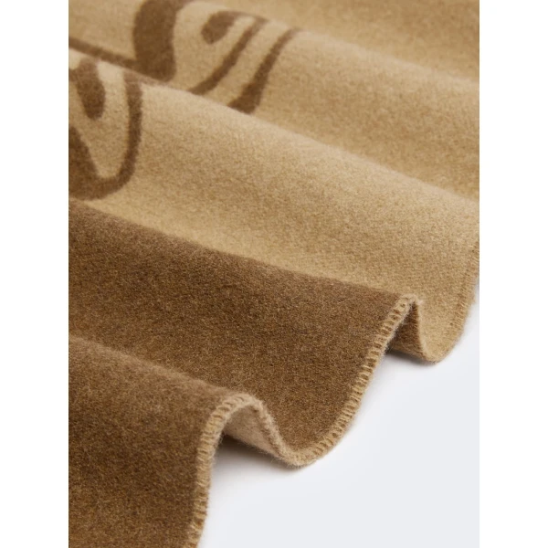 Max Mara Tenue Cashmere and Wool Stole in Camel | Scarves | Coveti