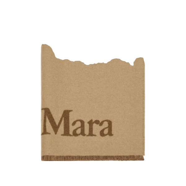 Max Mara Tenue Cashmere and Wool Stole in Camel | Scarves | Coveti