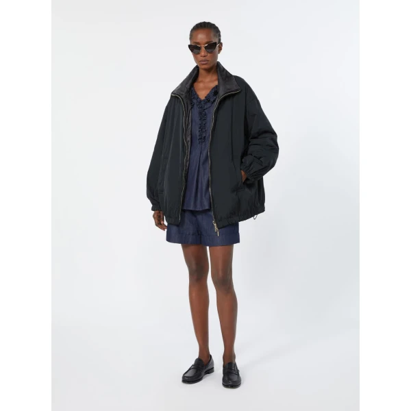Max Mara Tenue Cotton Denim Shorts in Midnight Blue | Shorts | Coveti