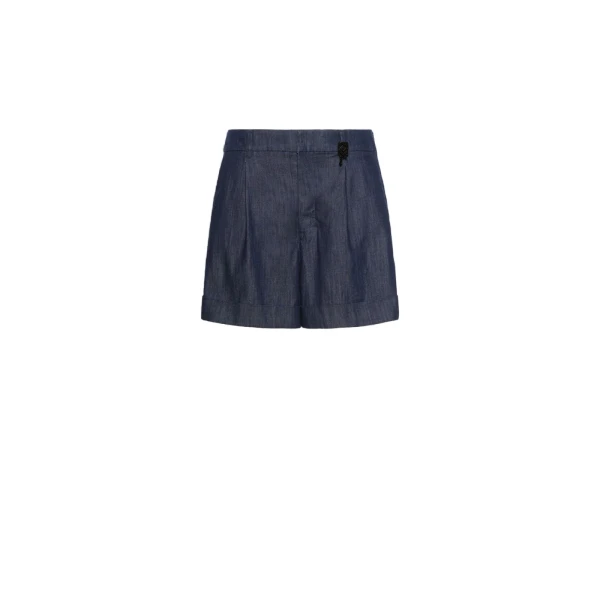 Tenue Cotton Denim Shorts in Midnight Blue