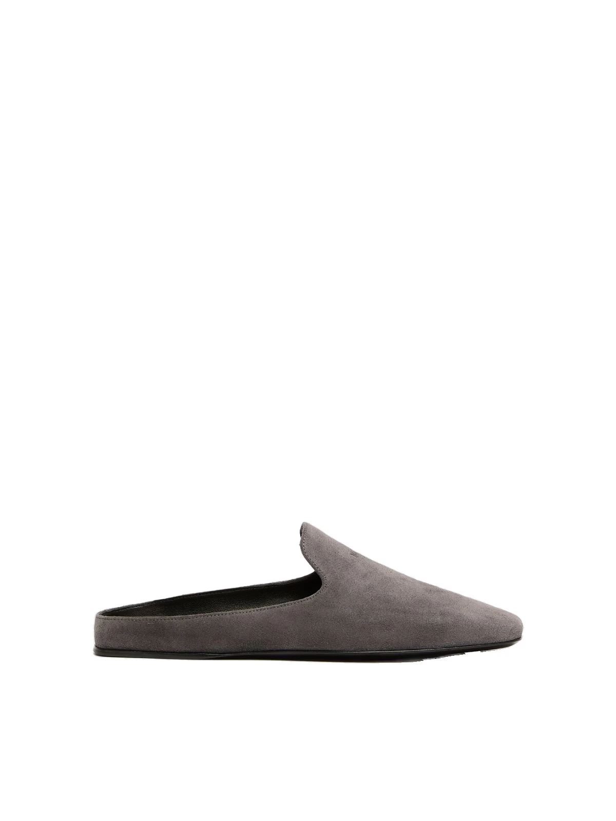 Max Mara Tessile Suede Mules in Medium Grey Max Mara Tessile Suede Mules in Medium Grey | Mules | Coveti