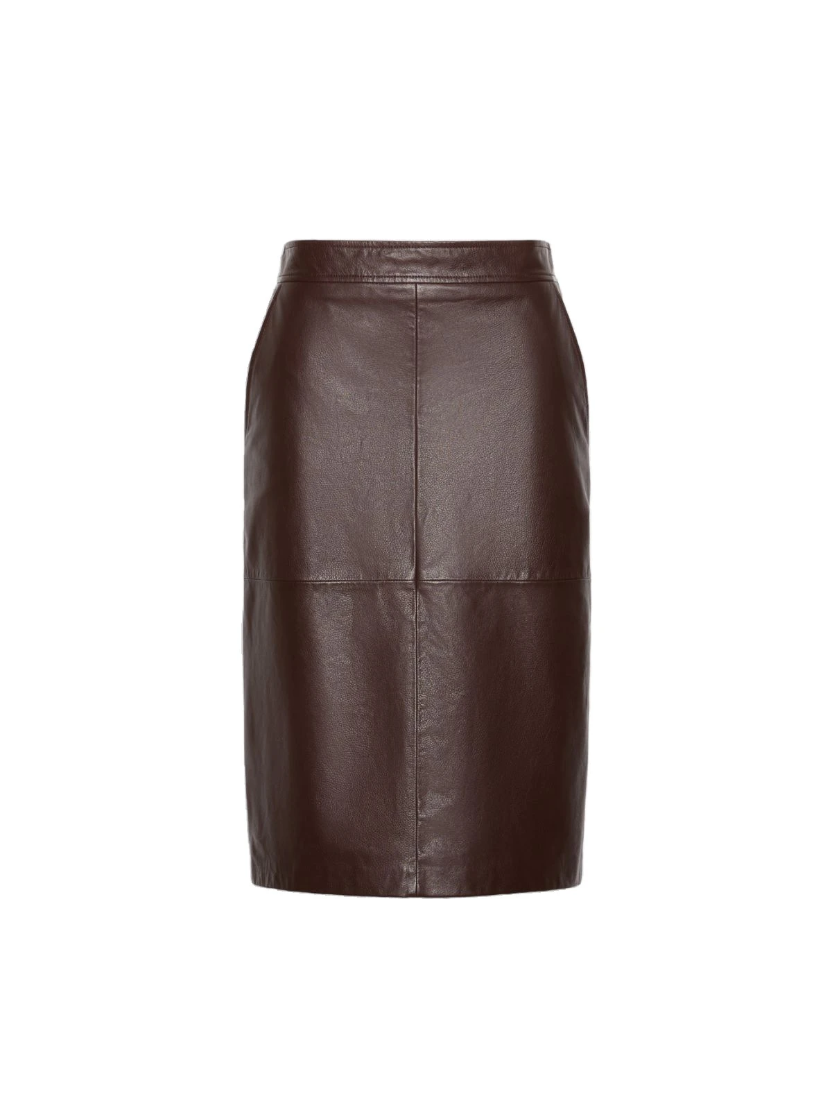 Max Mara Timore Hammered Leather Pencil Skirt in Bordeaux Max Mara Timore Hammered Leather Pencil Skirt in Bordeaux | Leather Skirts | Coveti