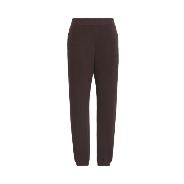 Tornado Fleece Jersey Joggers in Brown
