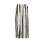Max Mara Tortona Silk Twill Wide Leg Trousers in Navy | Wide leg pants | Coveti