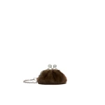 Max Mara Tubo Mini Pasticcino Bag in Brown | Mini Bags | Coveti