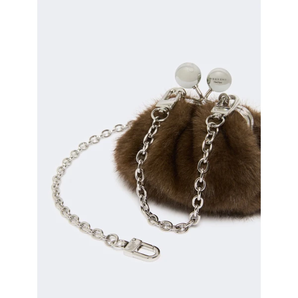 Max Mara Tubo Mini Pasticcino Bag in Brown | Mini Bags | Coveti
