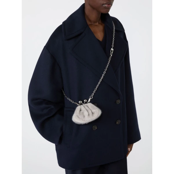 Max Mara Tubo Mini Pasticcino Bag in Light Grey | Mini Bags | Coveti