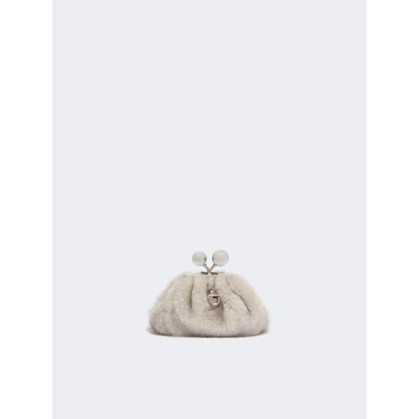 Max Mara Tubo Mini Pasticcino Bag in Light Grey | Mini Bags | Coveti