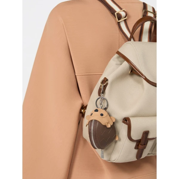 Max Mara Tuono Leather Coin Purse in Tobacco | Wallets & Purses | Coveti