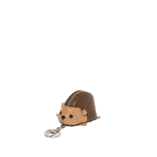 Tuono Leather Coin Purse in Tobacco