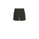 Max Mara Ubino Cotton Poplin Shorts in Green | Shorts | Coveti