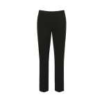Max Mara Umanita Stretch Cotton-Blend Trousers in Black | Tailored pants | Coveti