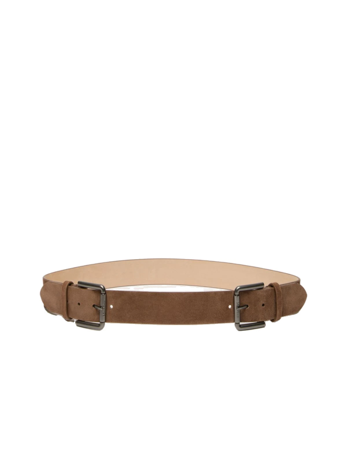 Max Mara Unno Studded Leather Belt in Hazelnut Brown Max Mara Unno Studded Leather Belt in Hazelnut Brown | Belts | Coveti