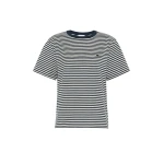 Max Mara Venaco Pure Cotton Jersey T-Shirt in Navy | T-shirts | Coveti