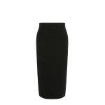 Max Mara Viale Viscose Yarn Pencil Skirt in Black | Pencil Skirts | Coveti