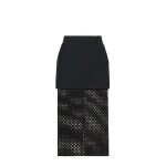 Max Mara Viale Woollen Cloth Pencil Skirt in Ultramarine | Pencil Skirts | Coveti