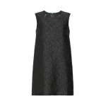 Max Mara Vicolo Cotton-Blend Jacquard Princess Dress in Dark Green | Mini Dresses | Coveti