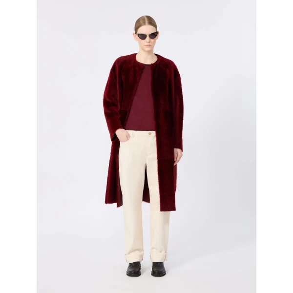 Max Mara Virna Cotton Bull Denim Trousers in Natural | Denim | Coveti