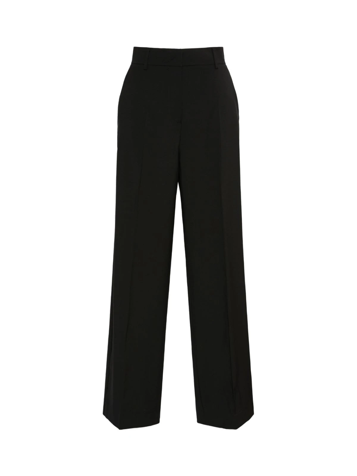 Max Mara Visivo Stretch Wool Palazzo Trousers in Black Max Mara Visivo Stretch Wool Palazzo Trousers in Black | Wide leg pants | Coveti