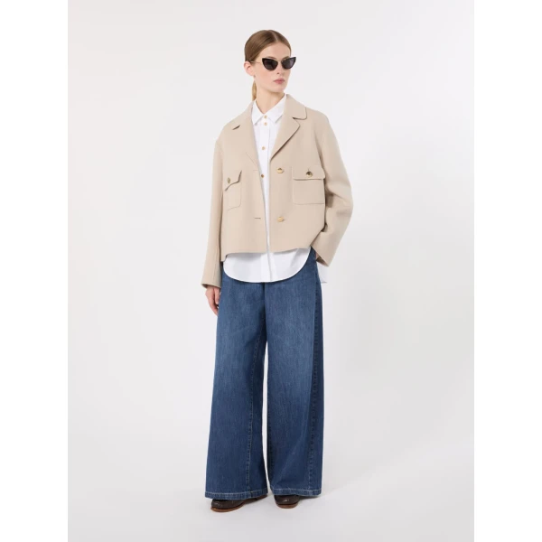 Max Mara Volonta Cotton Oxford Shirt in White | Shirts | Coveti