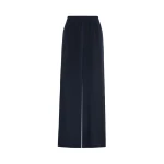 Max Mara Volonta Relaxed Heavy Silk Trousers in Ultramarine | Wide leg pants | Coveti