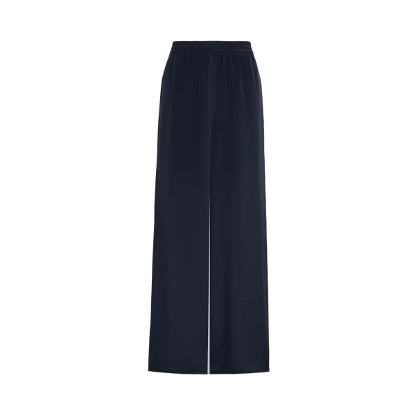 Volonta Relaxed Heavy Silk Trousers in Ultramarine