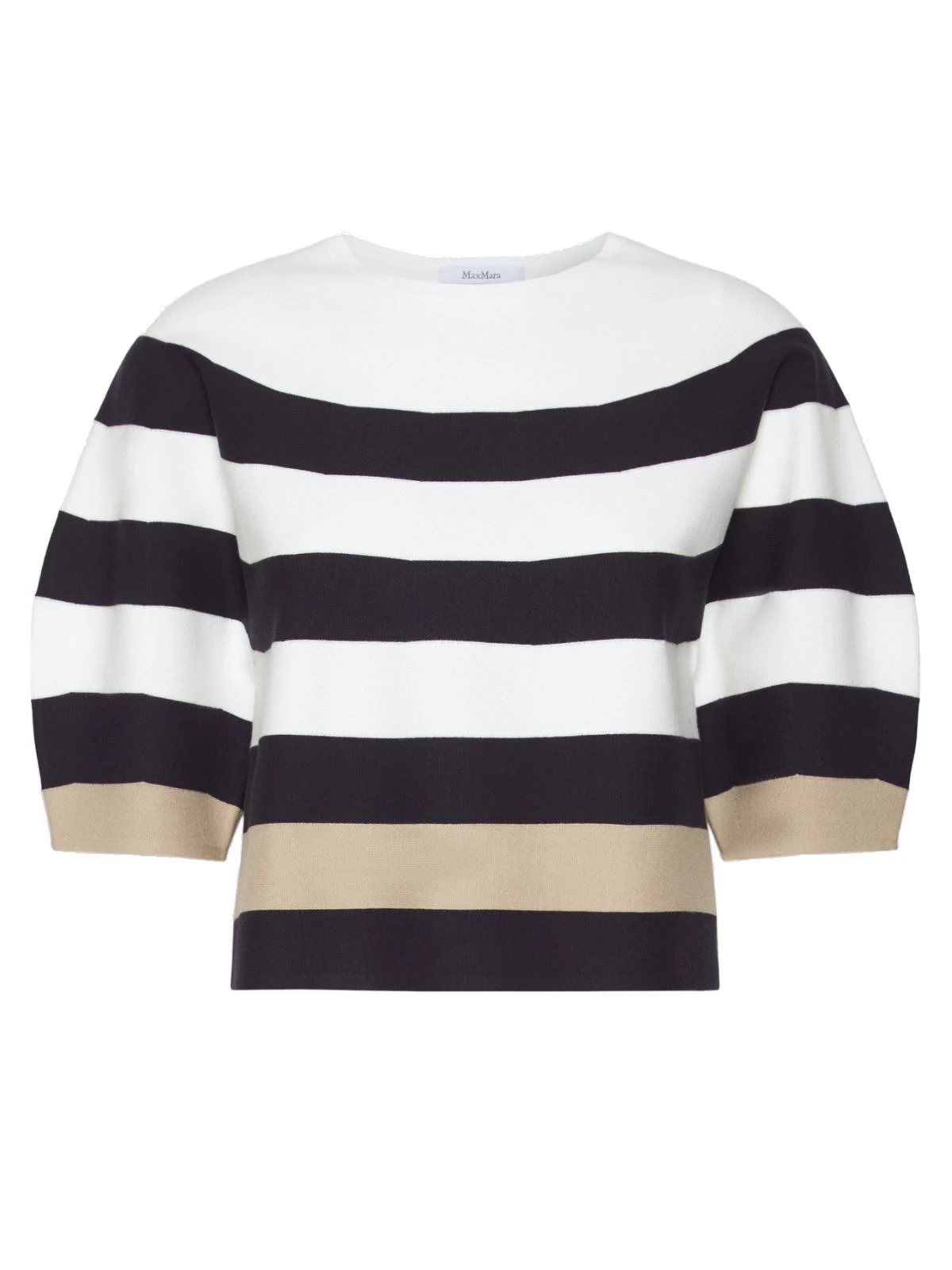 Max Mara Voto Viscose Yarn Cropped Sweater in Ultramarine Max Mara Voto Viscose Yarn Cropped Sweater in Ultramarine | Sweaters | Coveti