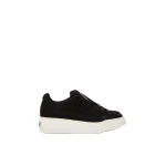 Max Mara Water-Repellent Camel Trainers in Black | Sneakers | Coveti