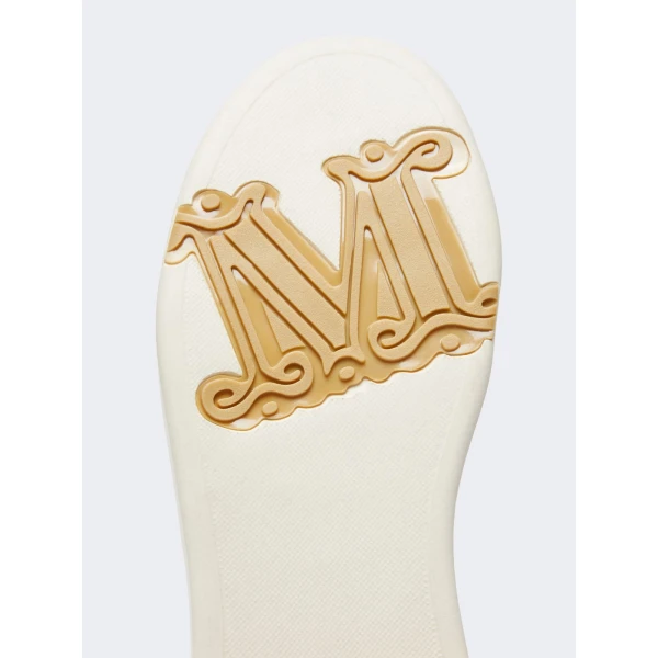 Max Mara Water-Repellent Camel Trainers in Camel | Sneakers | Coveti