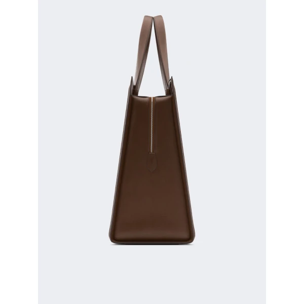 Max Mara Whitney Bag 10 Extra Large in Amber Brown | Totes & Top-Handle Bags | Coveti