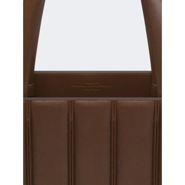 Max Mara Whitney Bag 10 Extra Large in Amber Brown | Totes & Top-Handle Bags | Coveti