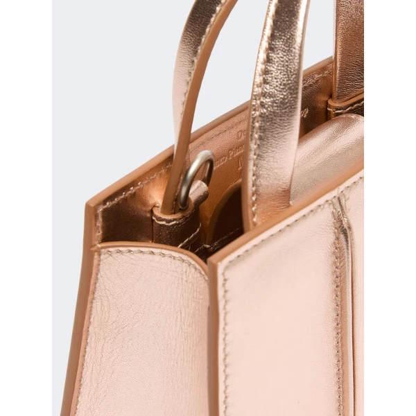 Max Mara Whitney Bag 2 Nano Lambskin in Antique Rose | Mini Bags | Coveti