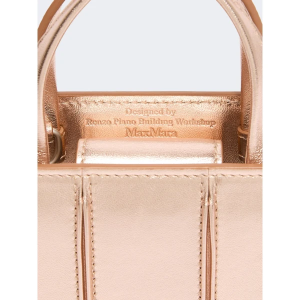 Max Mara Whitney Bag 2 Nano Lambskin in Antique Rose | Mini Bags | Coveti