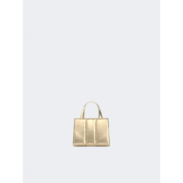 Max Mara Whitney Bag 2 Nano Lambskin in Light Gold Brown | Mini Bags | Coveti
