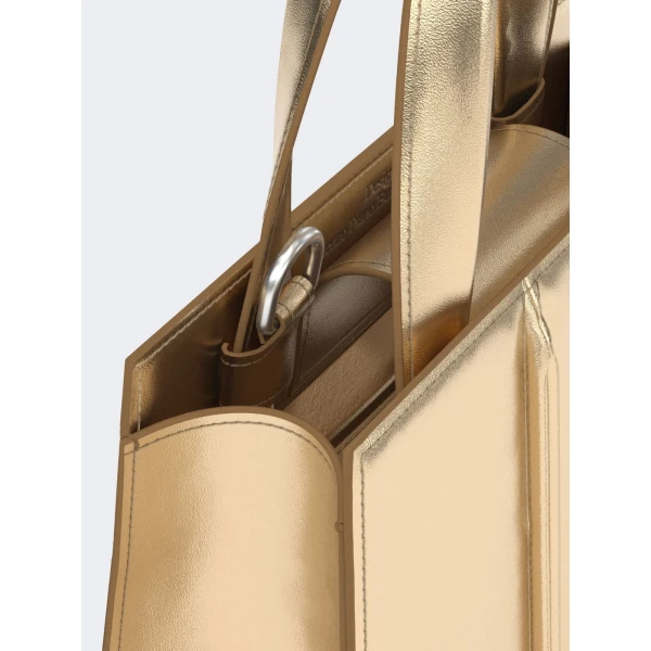 Max Mara Whitney Bag 2 Nano Lambskin in Light Gold Brown | Mini Bags | Coveti